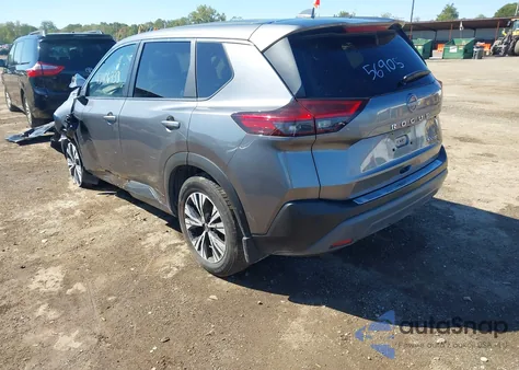 2023 Nissan Rogue Sv Intelligent Awd из США, поврежденный, VIN JN8BT3BBXPW356905